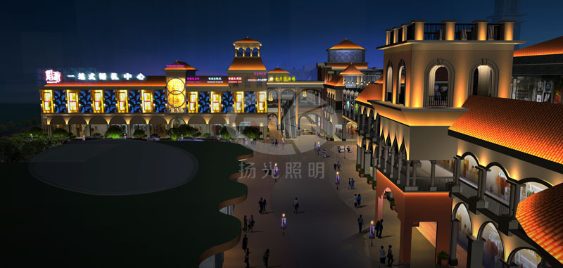 商業街亮化設計 商業街亮化設計