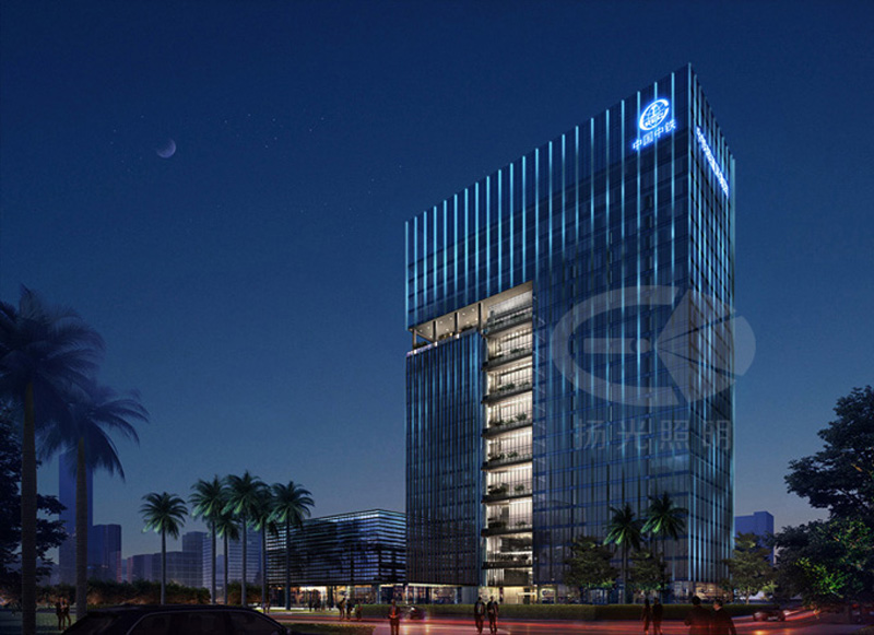建筑外立面夜景照明設(shè)計效果圖
