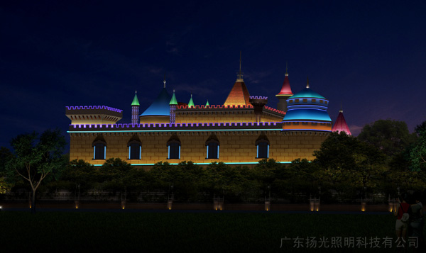 汕頭錦峰新城小區夜景照明設計